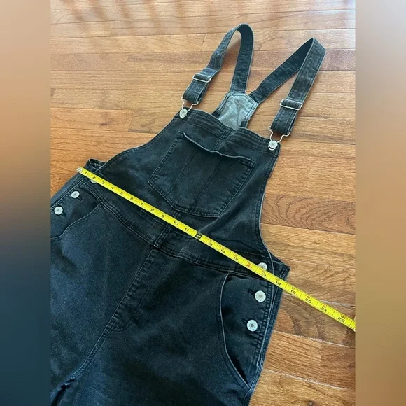 Blackwash Denim Overalls - Picture 8 of 11